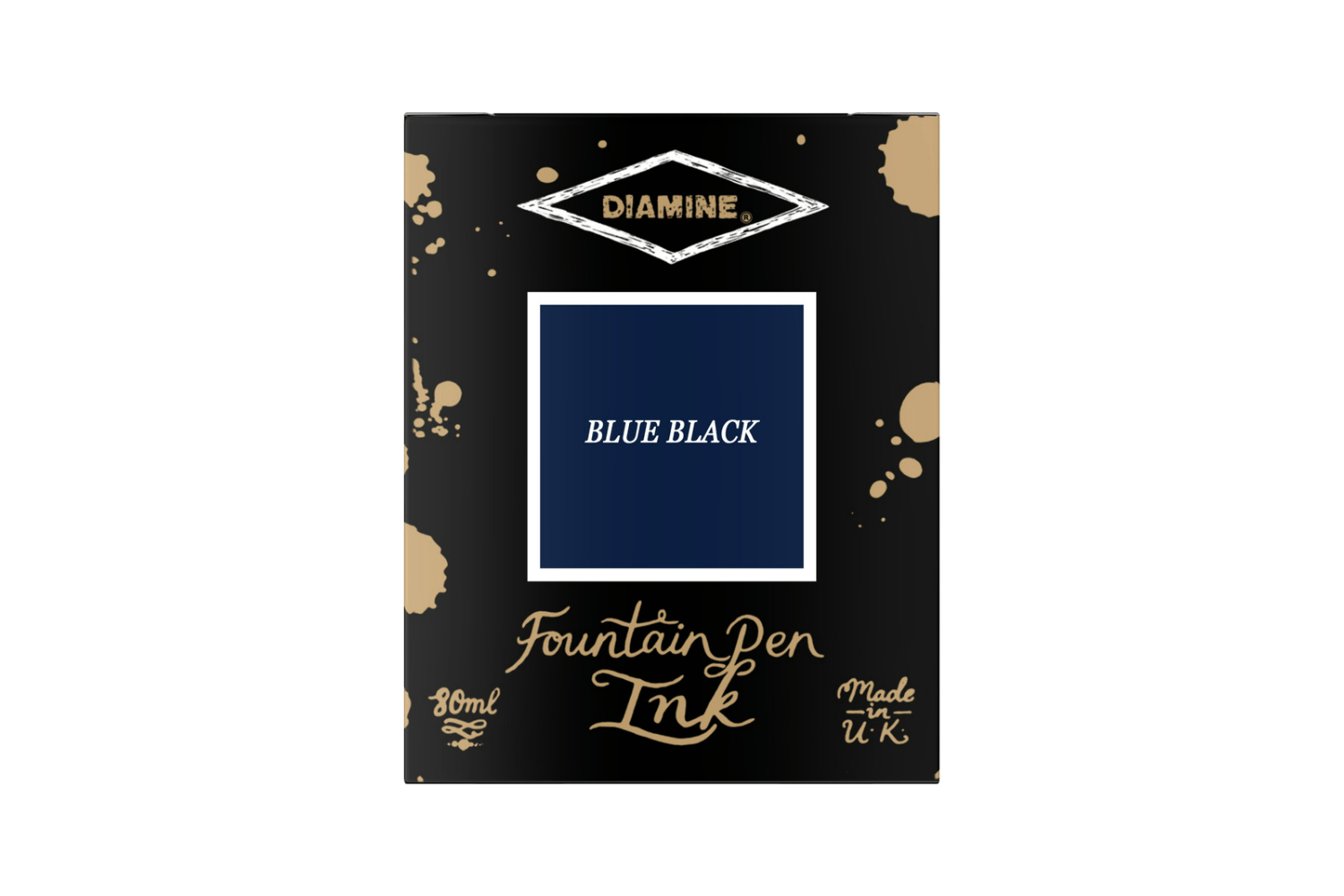 Diamine Ink Diamine Blue Black - Bottled Ink 80 ml