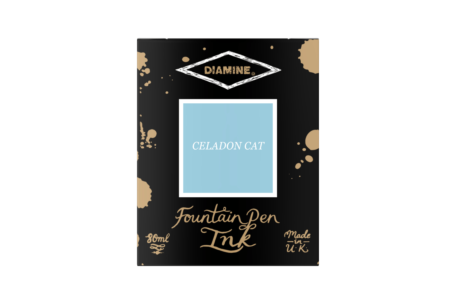 Diamine Ink Diamine Celadon Cat - Bottled Ink 80 ml