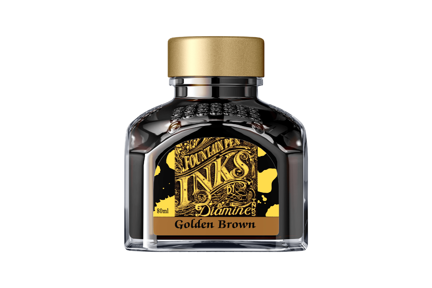 Diamine Ink Diamine Golden Brown - Bottled Ink 80 ml