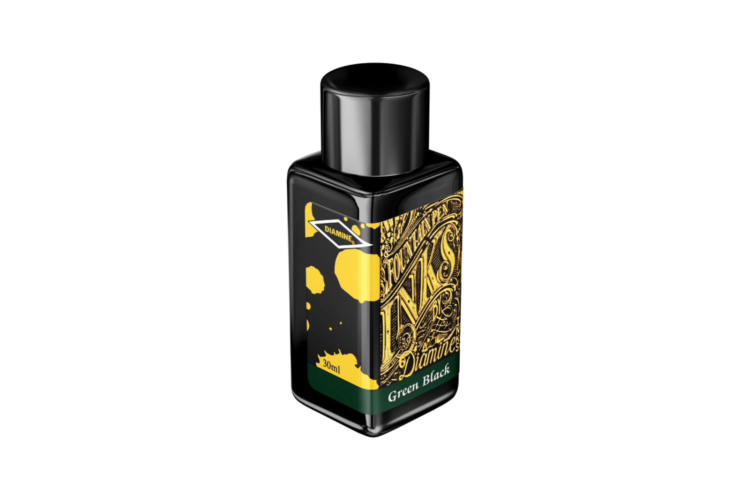 Diamine Ink Diamine Green Black - Bottled Ink 30 ml