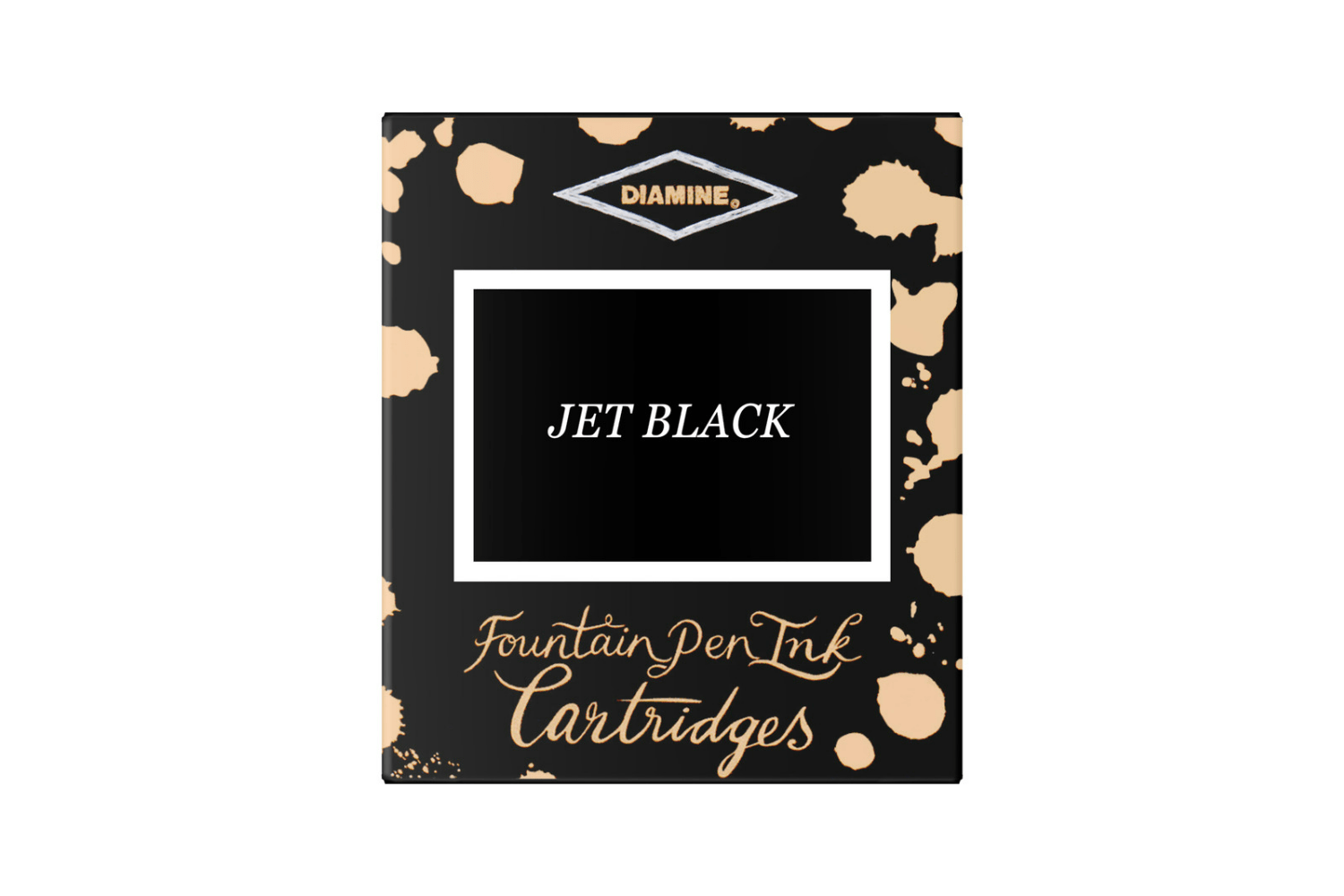 Diamine Ink Diamine Jet Black - Ink Cartridges (6)