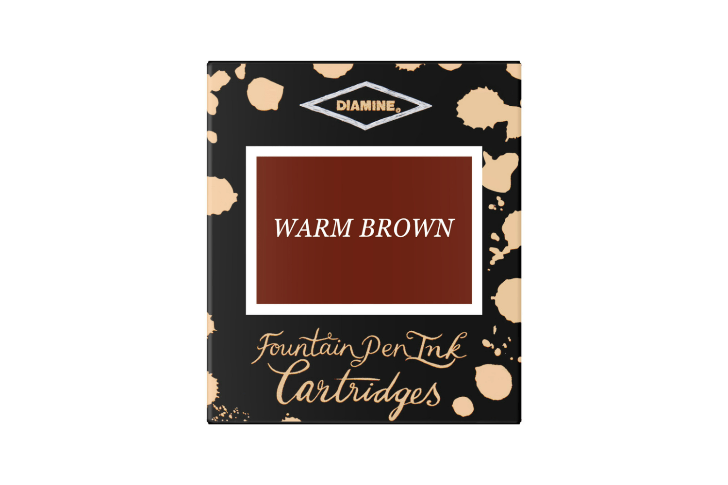 Diamine Ink Diamine Warm Brown - Ink Cartridges (6)