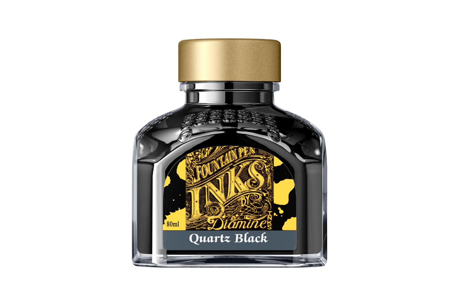 Diamine Ink Diamine Quartz Black - Bottled Ink 80 ml