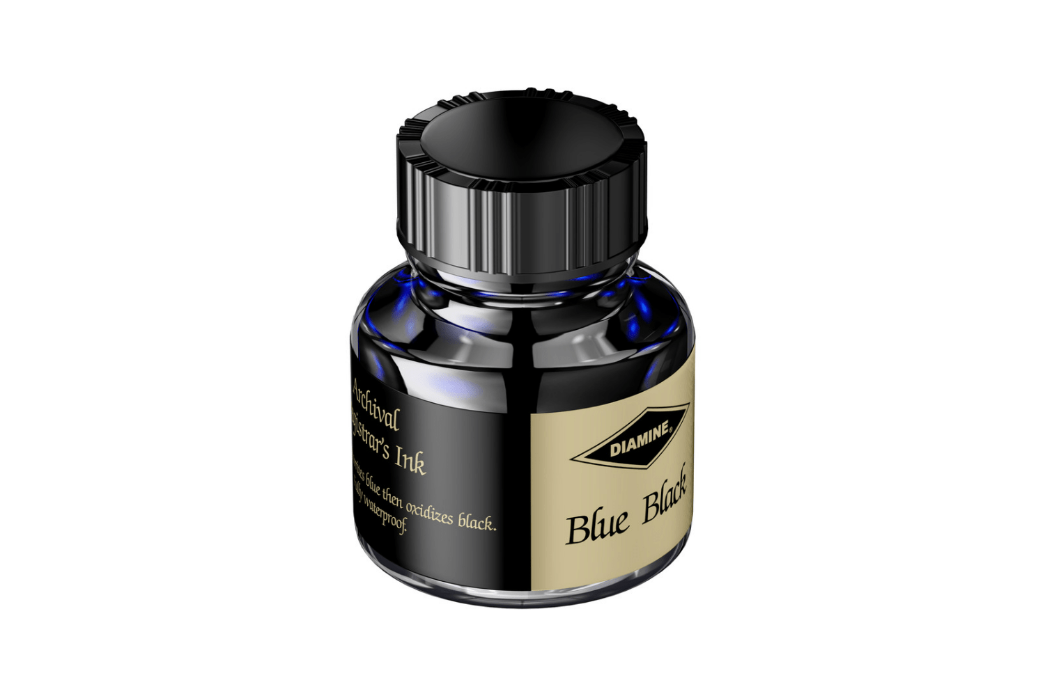 Diamine Ink Diamine Registrars Permanent Blue Black - Bottled Ink 30 ml