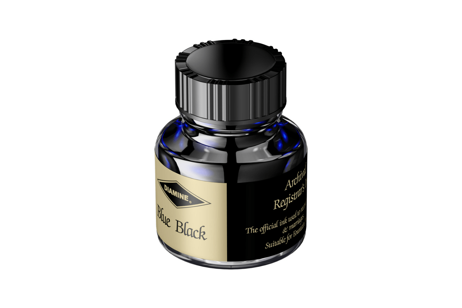 Diamine Ink Diamine Registrars Permanent Blue Black - Bottled Ink 30 ml