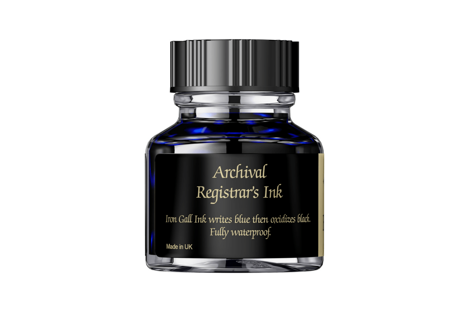 Diamine Ink Diamine Registrars Permanent Blue Black - Bottled Ink 30 ml