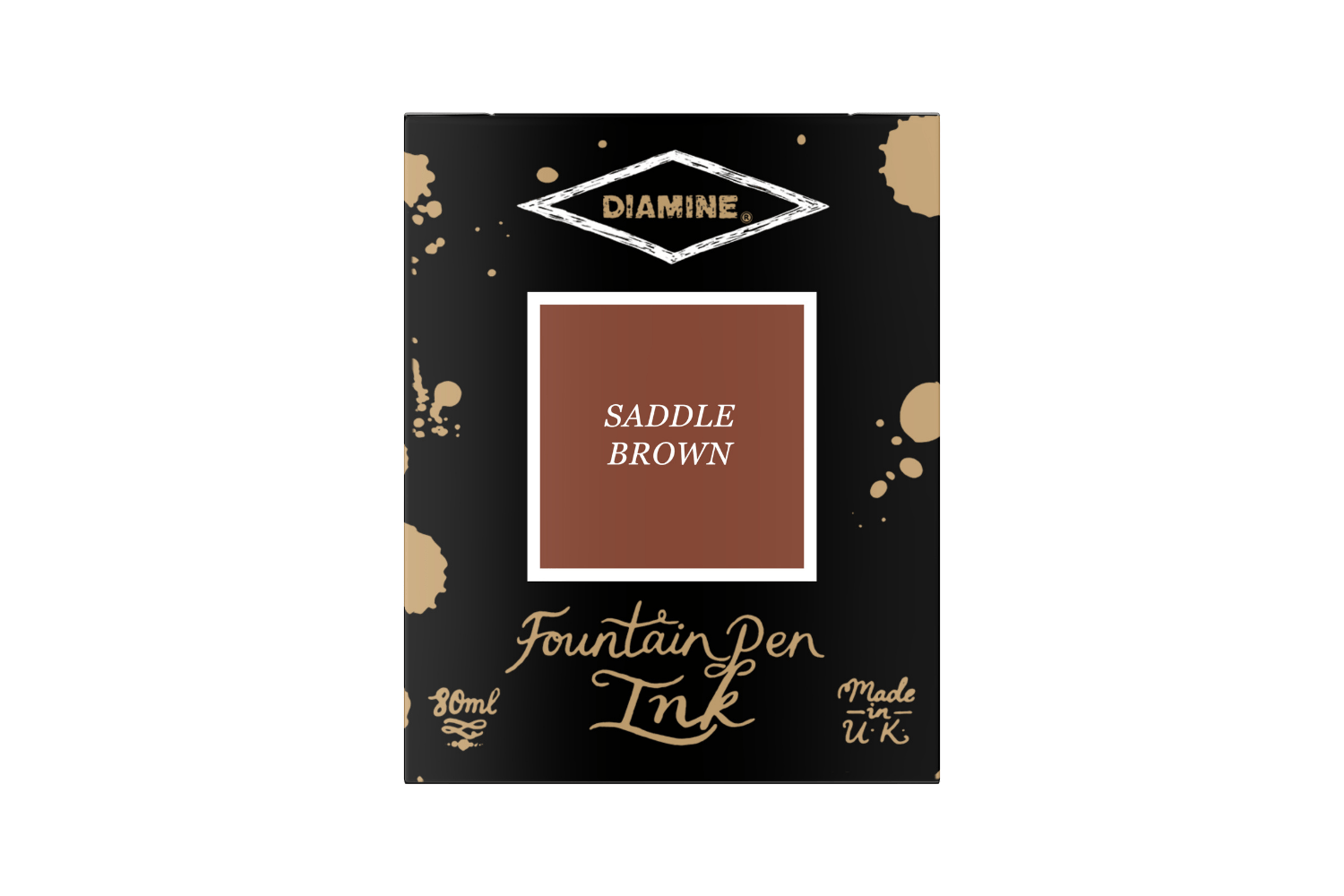 Diamine Ink Diamine Saddle Brown - Bottled Ink 80 ml