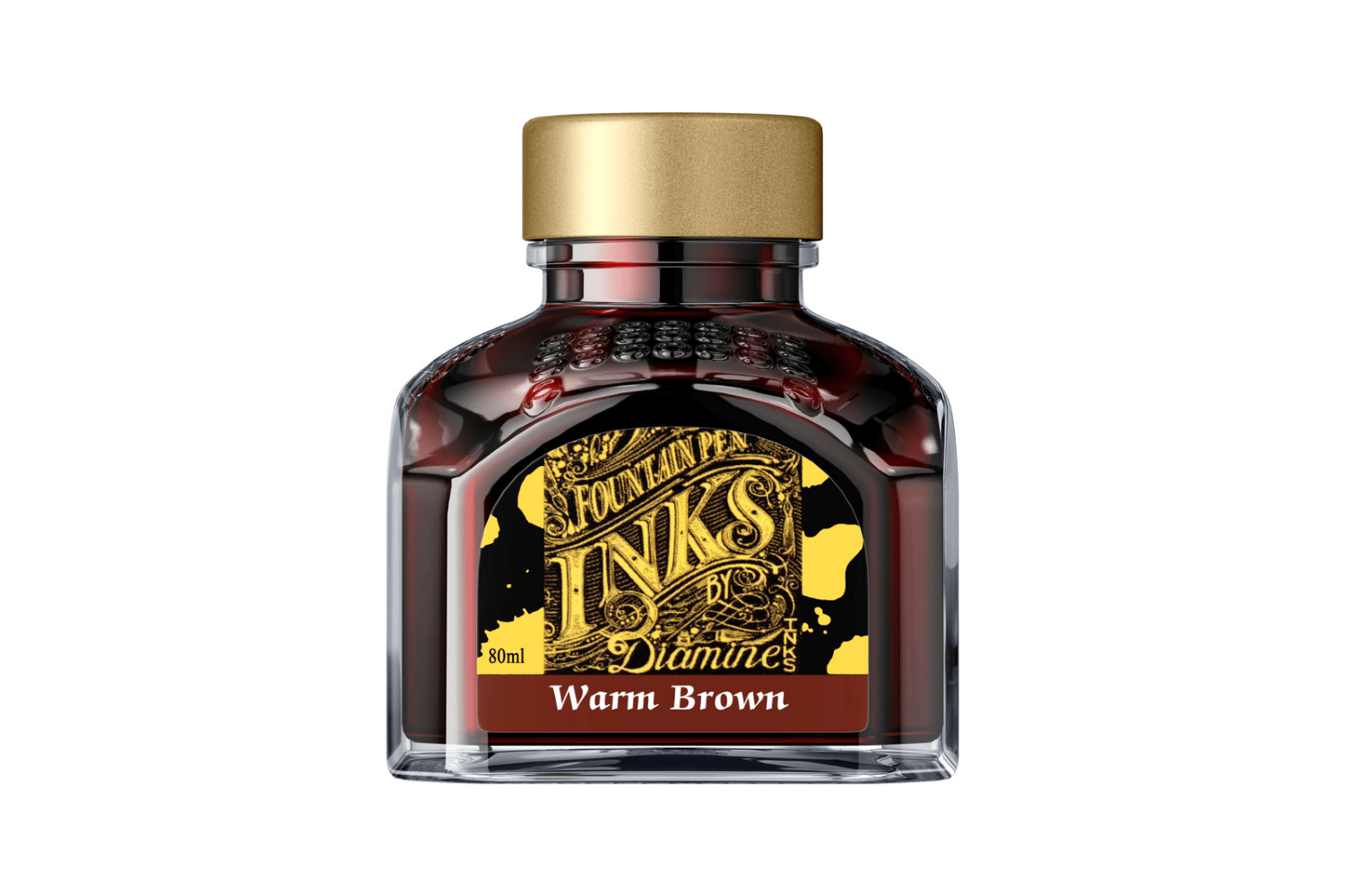 Diamine Ink Diamine Warm Brown - Bottled Ink 80 ml