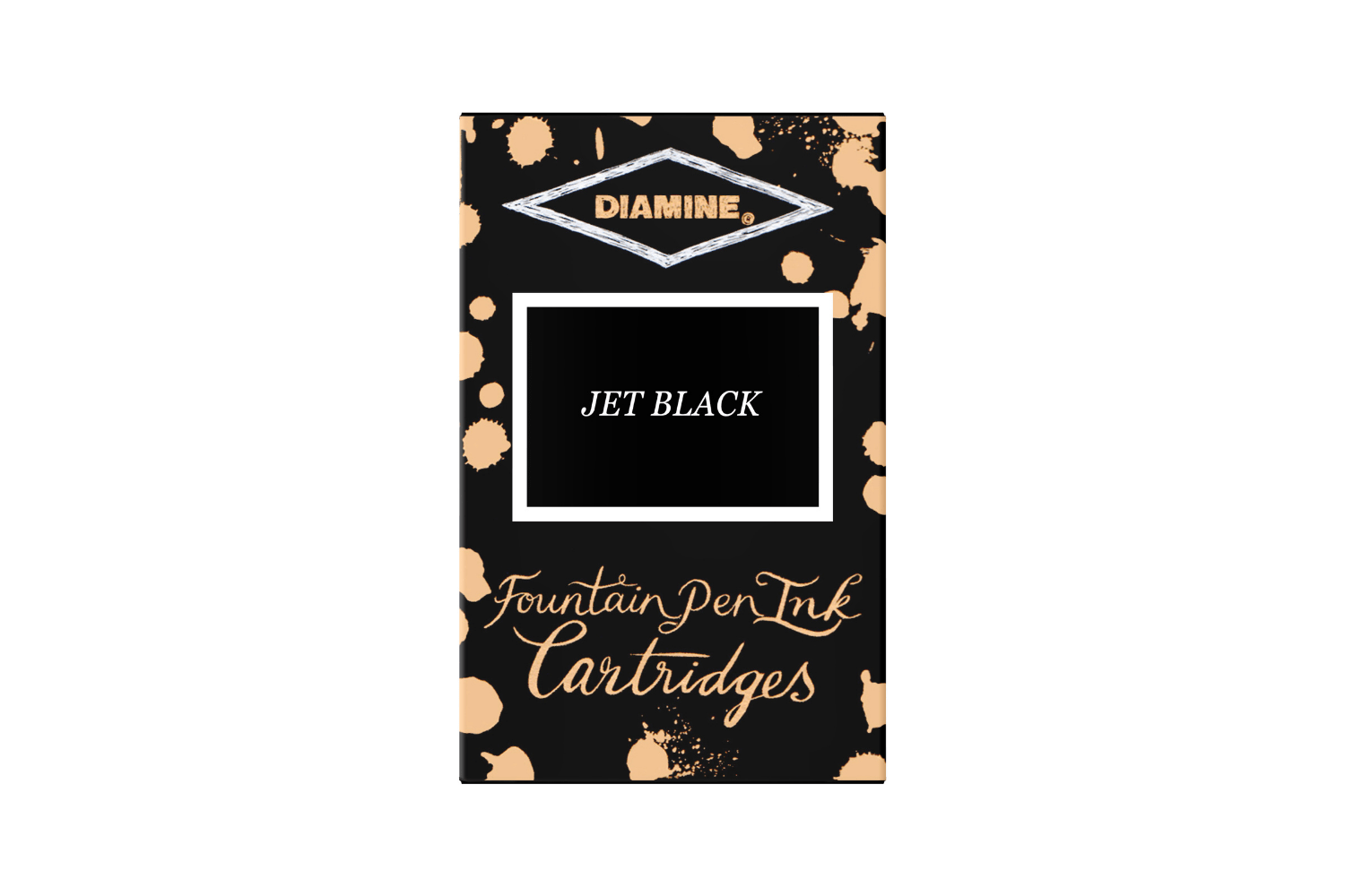 Diamine Ink Diamine Jet Black - Ink Cartridges (18)