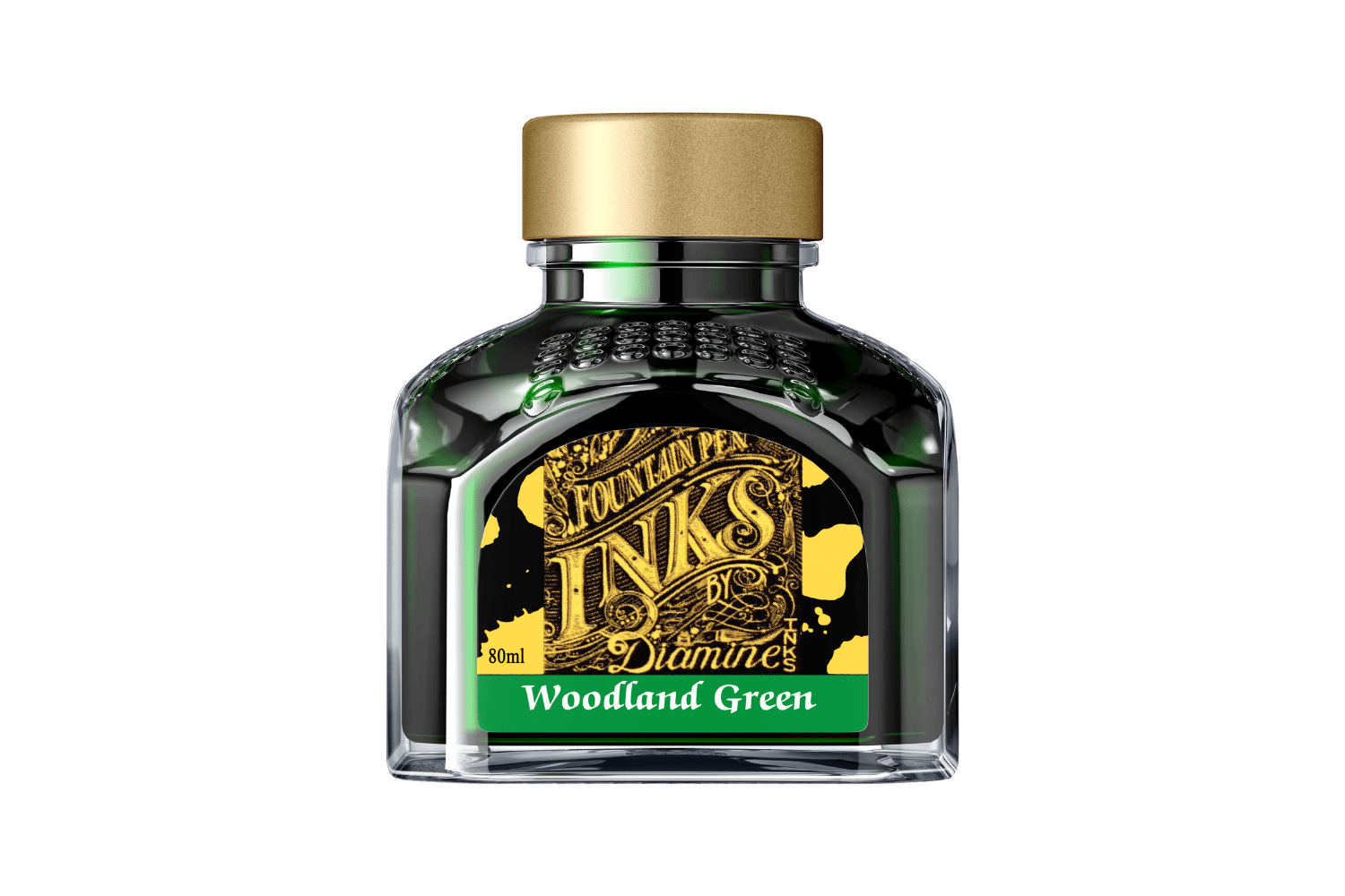 Diamine Ink Diamine Woodland Green - Bottled Ink 80 ml