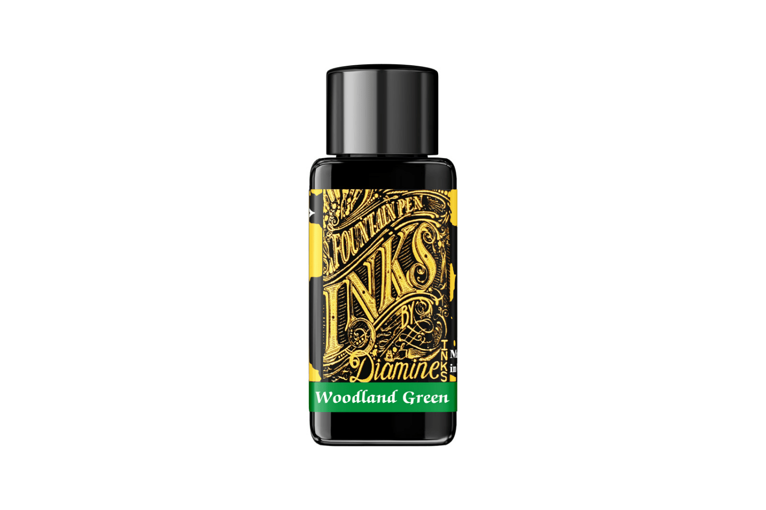 Diamine Ink Diamine Woodland Green - Bottled Ink 30 ml