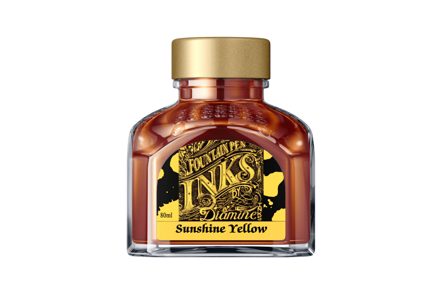 Diamine Ink Diamine Sunshine Yellow - Bottled Ink 80 ml