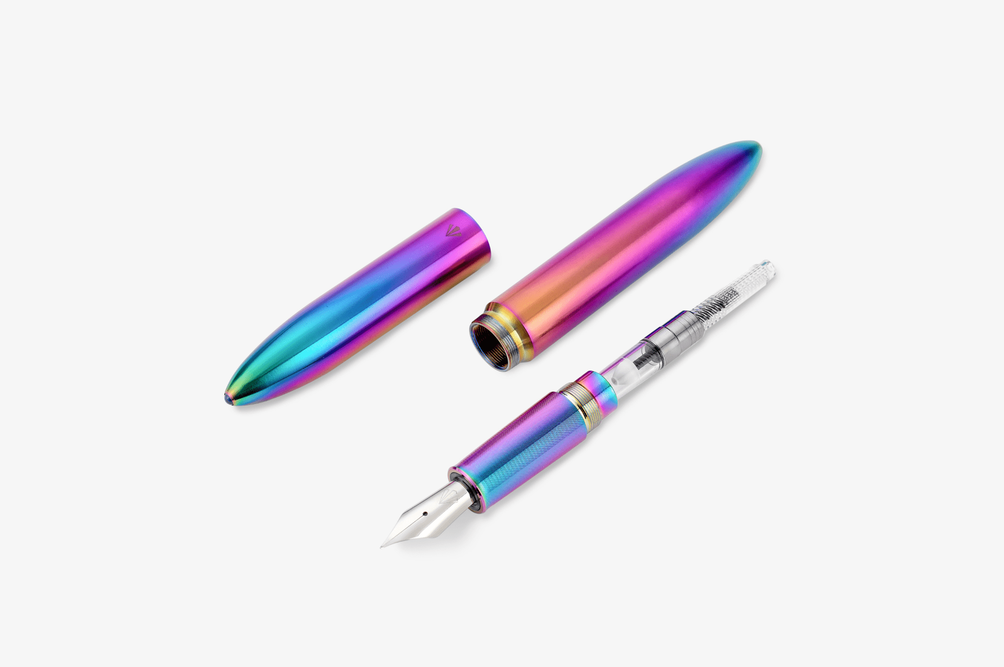 Gravitas Fountain Pen Gravitas - Flagship | Stainless steel Rainbow Skittle PvD