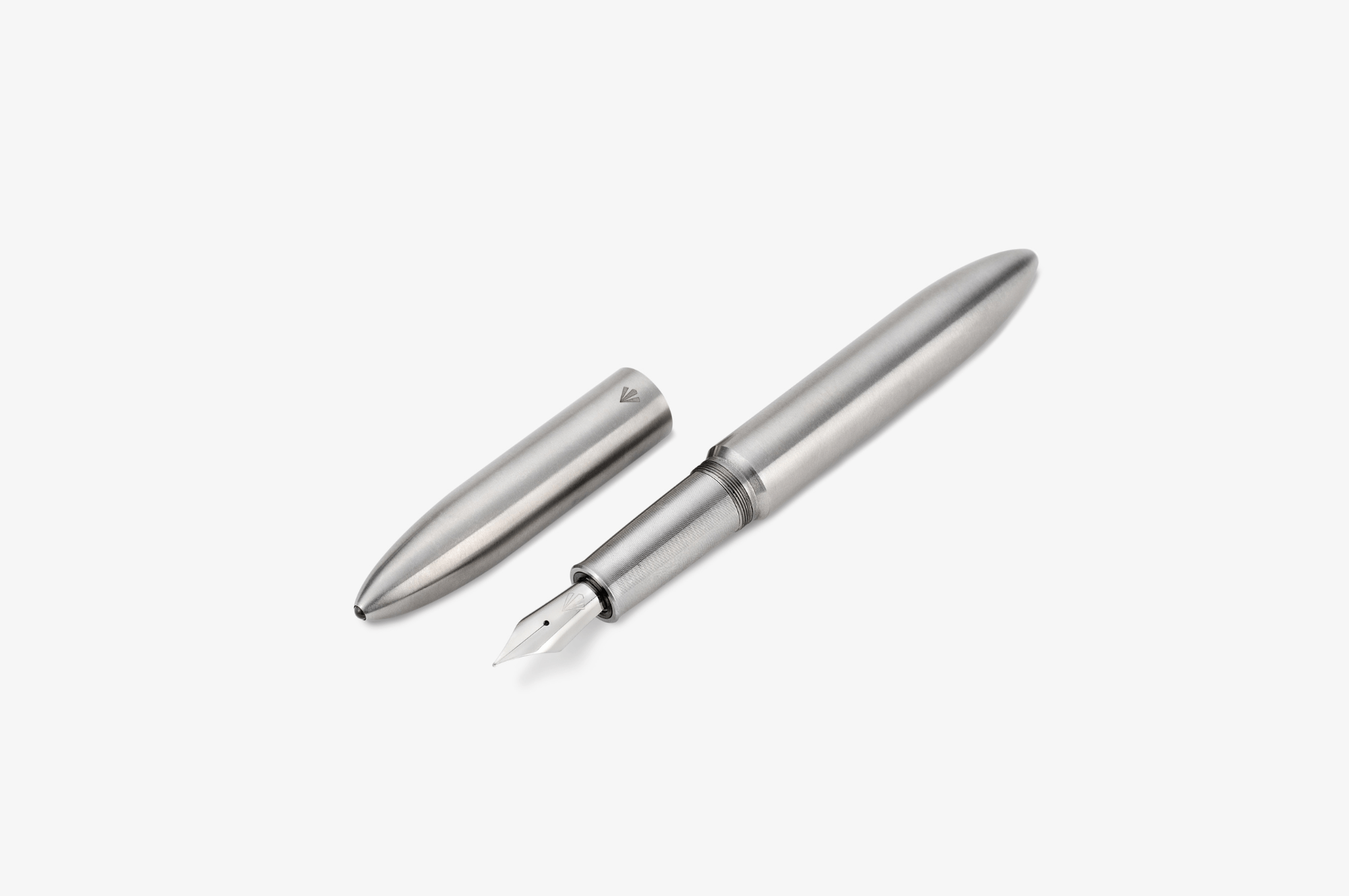 Gravitas Fountain Pen Gravitas - Flagship | Raw Stainless Steel