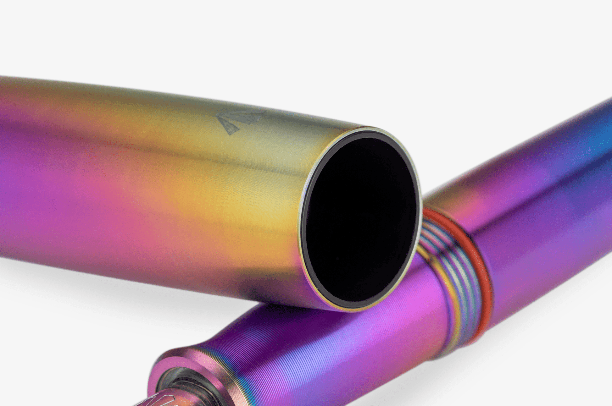 Gravitas Pens Fountain Pen Gravitas - Pocket Grade 5 Titanium Rainbow Skittle PVD