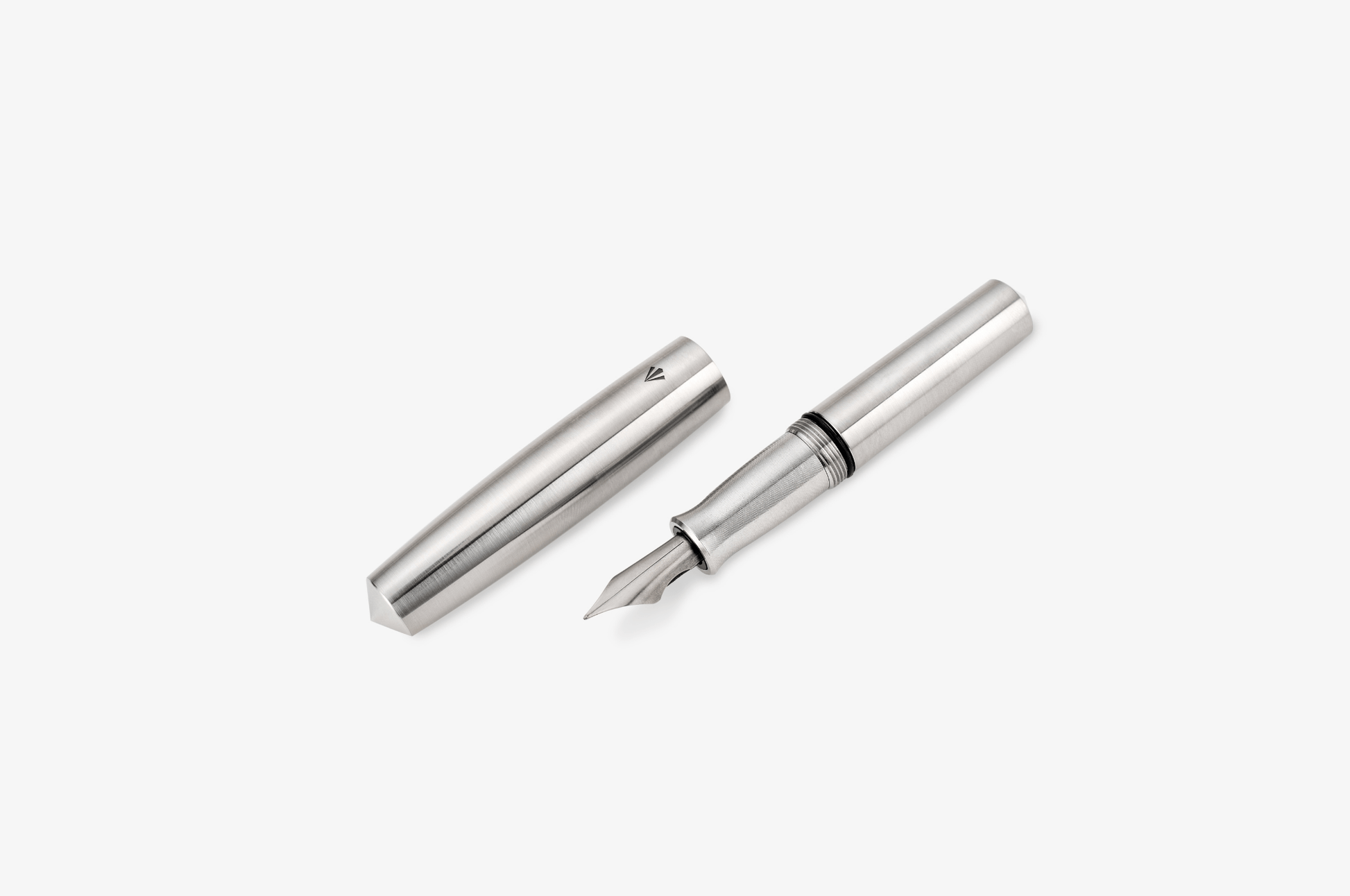 Gravitas Fountain Pen Gravitas - Pocket Raw Stainless Steel