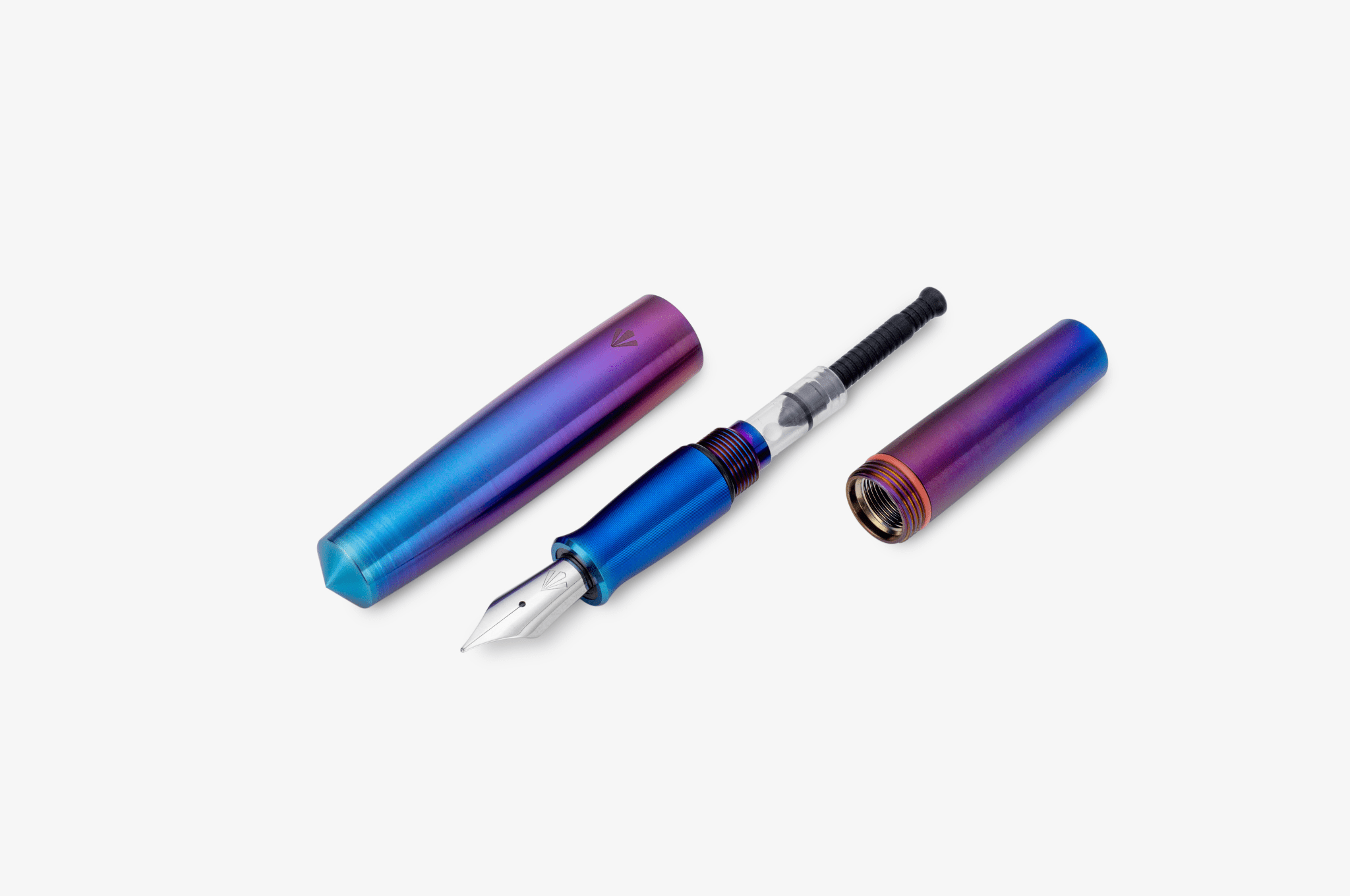 Gravitas Fountain Pen Gravitas - Pocket Raw Grade 5 Titanium TiSiNx