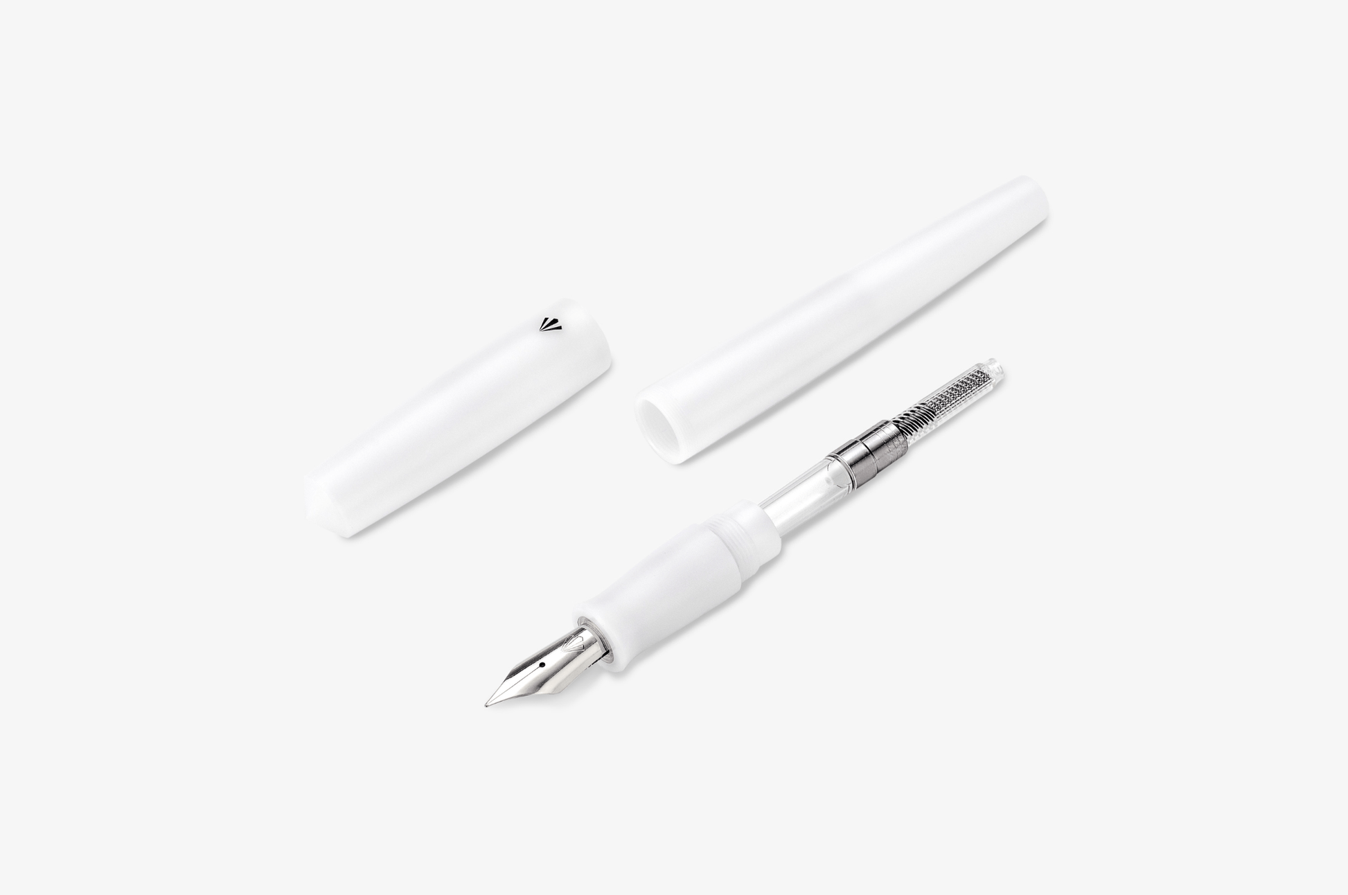 Gravitas Fountain Pen Gravitas - Sentry Full White Delrin