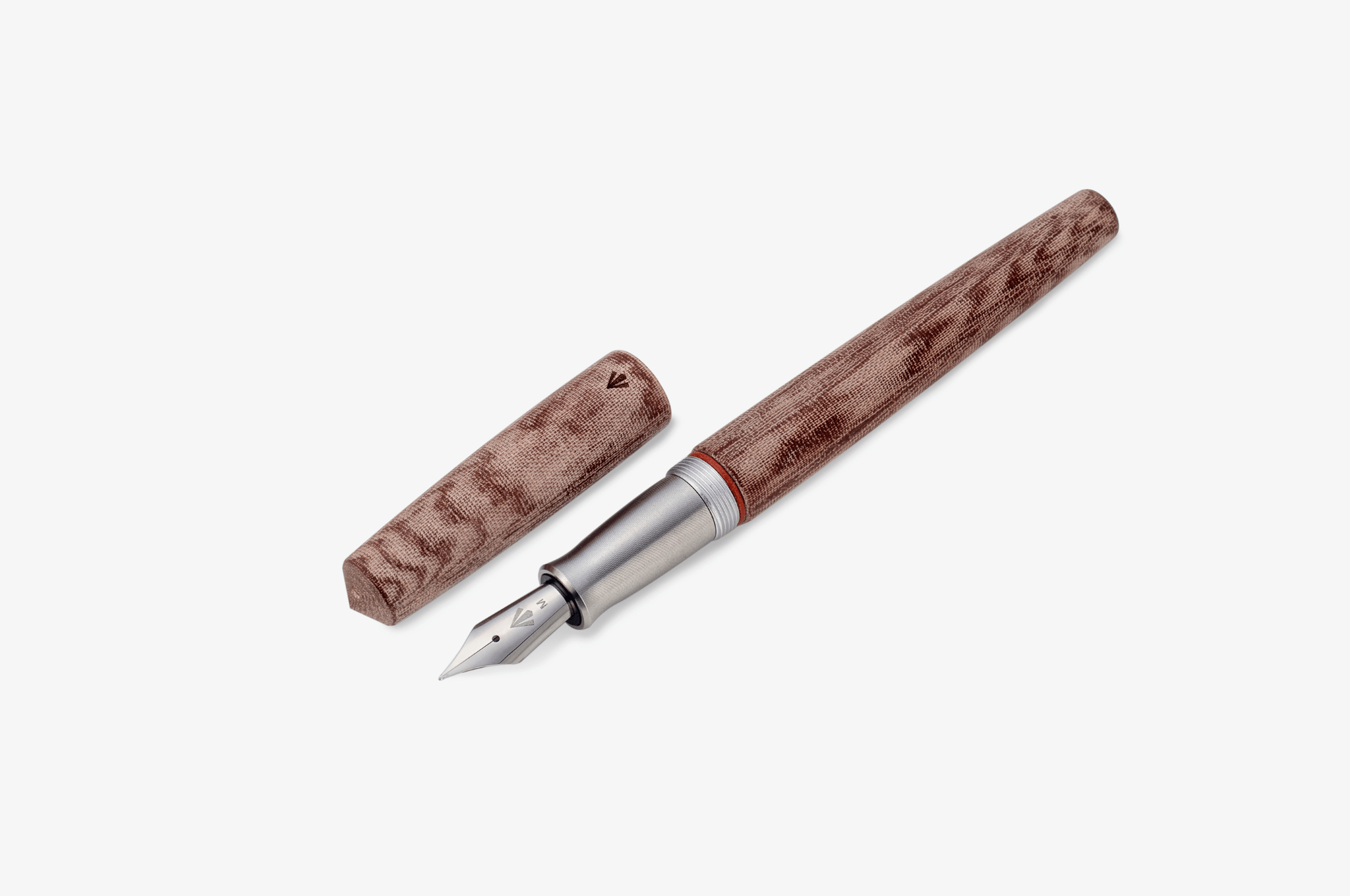 Gravitas Fountain Pen Gravitas - Sentry Micarta Red Linen