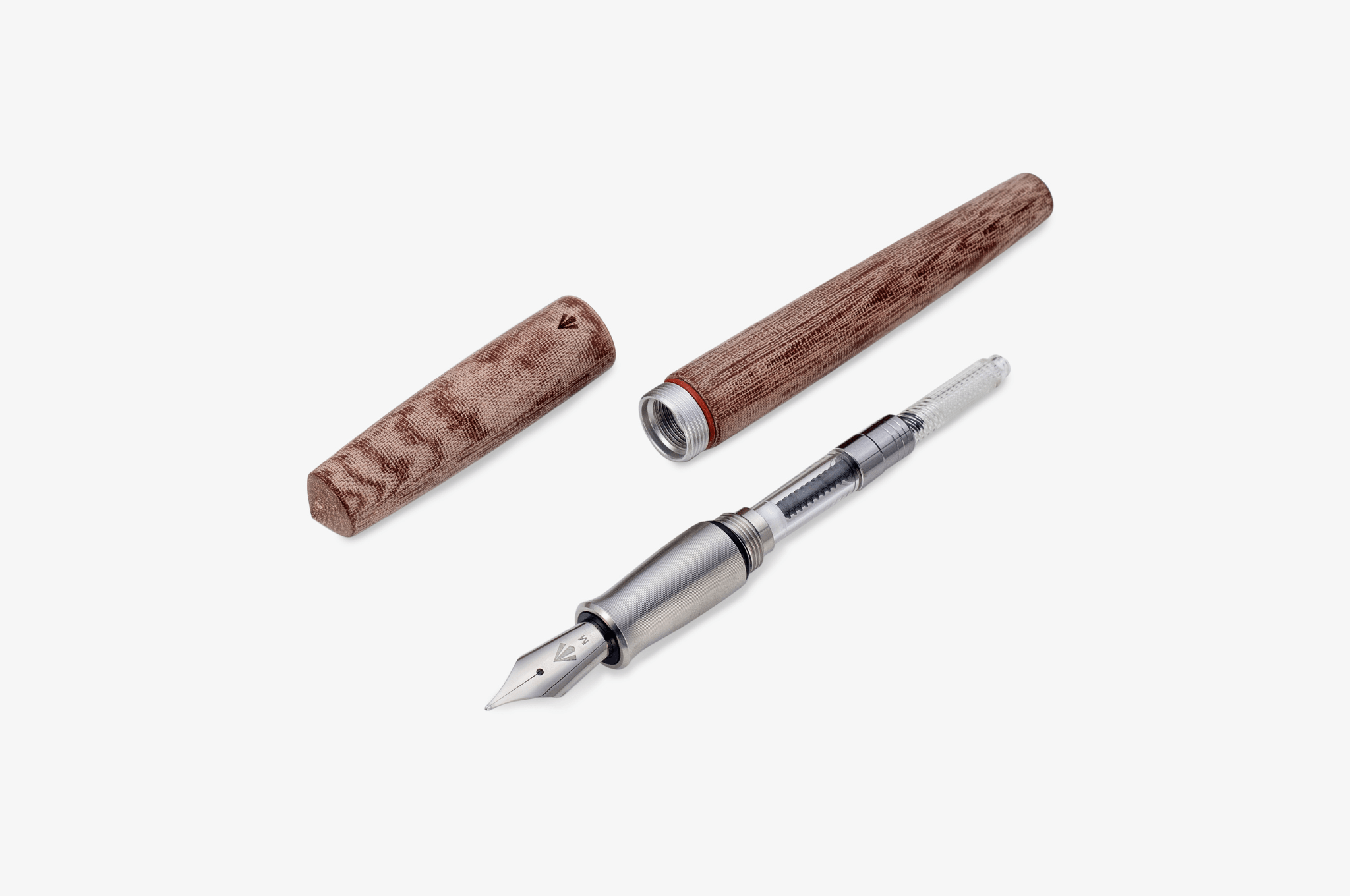 Gravitas Fountain Pen Gravitas - Sentry Micarta Red Linen