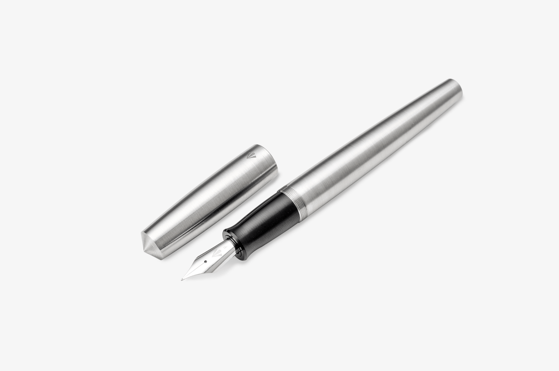 Gravitas Fountain Pen Gravitas - Sentry Raw Stainless Steel