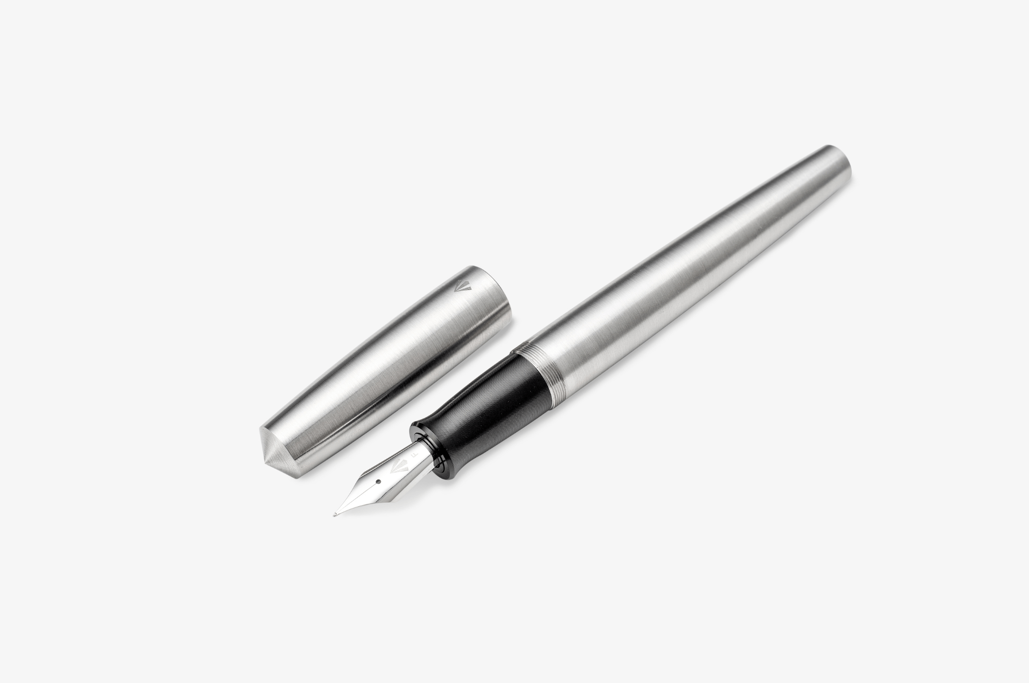 Gravitas Fountain Pen Gravitas - Sentry Raw Stainless Steel