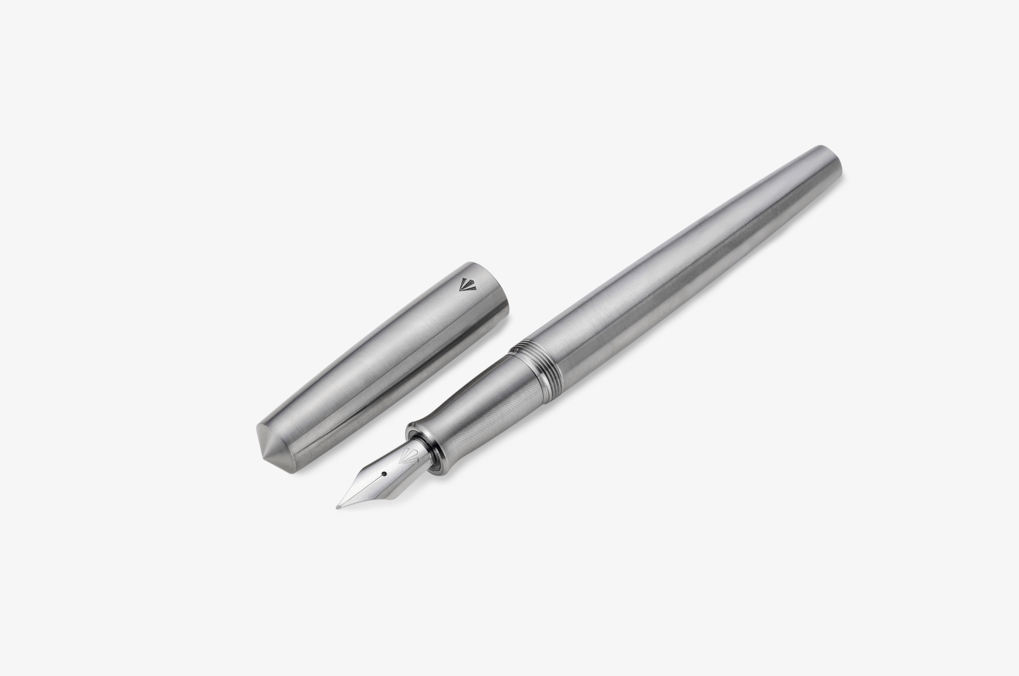 Gravitas Fountain Pen Gravitas - Sentry Raw Titanium